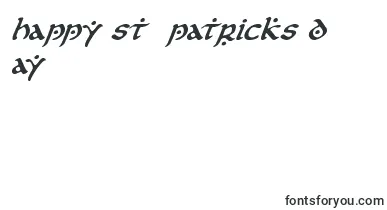 firstorderital font – St Patricks Day Fonts